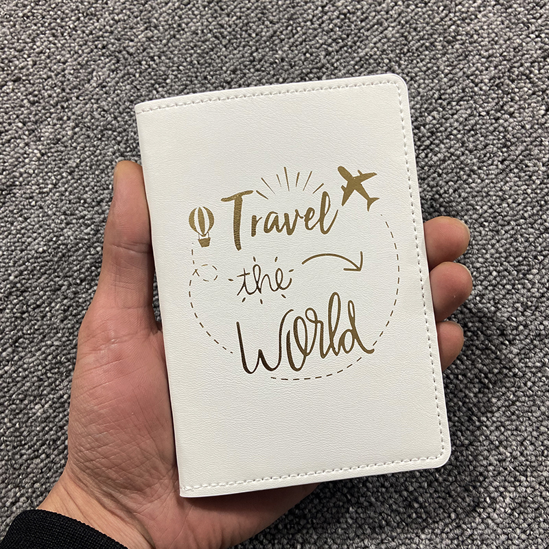 クリエイティブ デザイン パスポート ホルダー トラベル ザ ワールド パスポート ケース用ケース Passaporte Viagem Passeport Personalisé