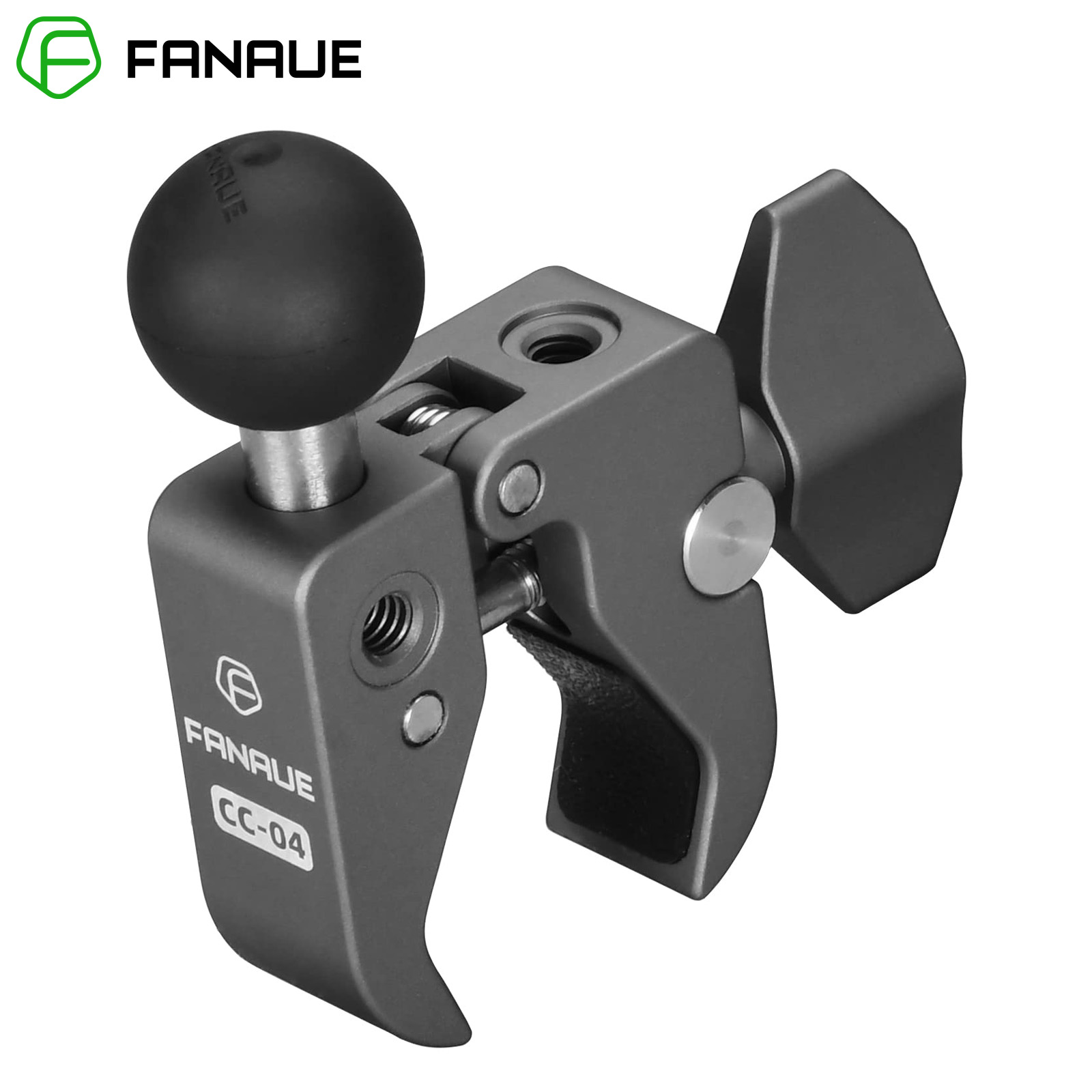FANAUE ハンドルバークランプマウントベース携帯電話ホルダースタンドサポートブラケットバイクオートバイ自転車 ATV/UTV RAM マウント用