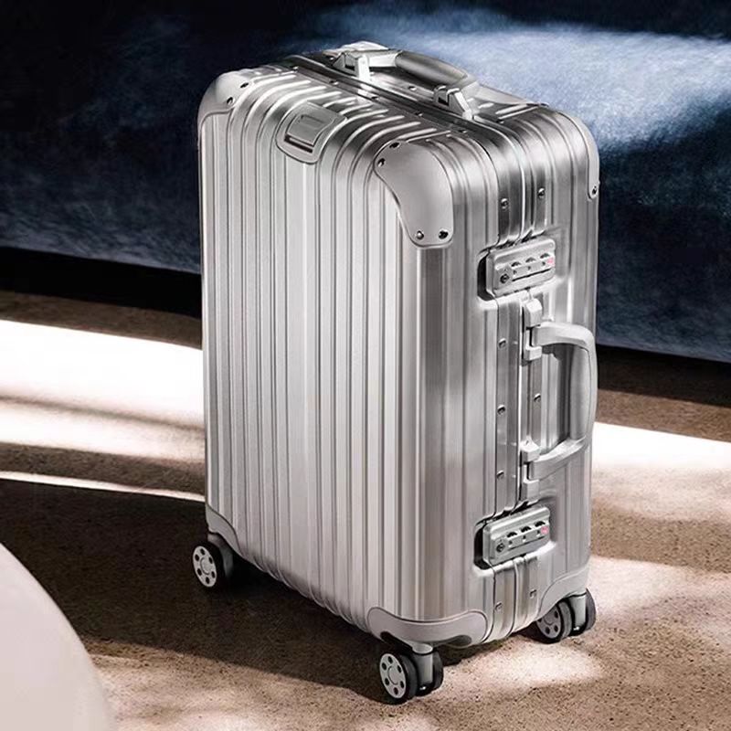 アルミスーツケース金属荷物 20/22/28/30 インチ機内持ち込み旅行バッグ旅行キャビンパスワードトロリーケース旅行車輪付きスーツケース