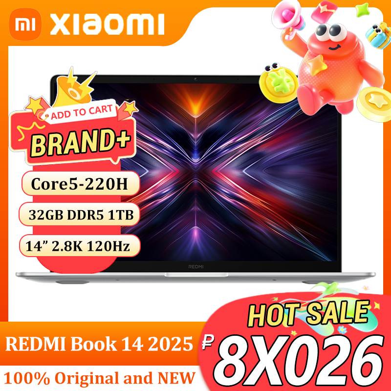 【ワールドプレミア】Xiaomi REDMI Book 14 2025 NEW Intel Core 5 220H 16G/32G 512GB/1TB 2.8K 120Hz スクリーン