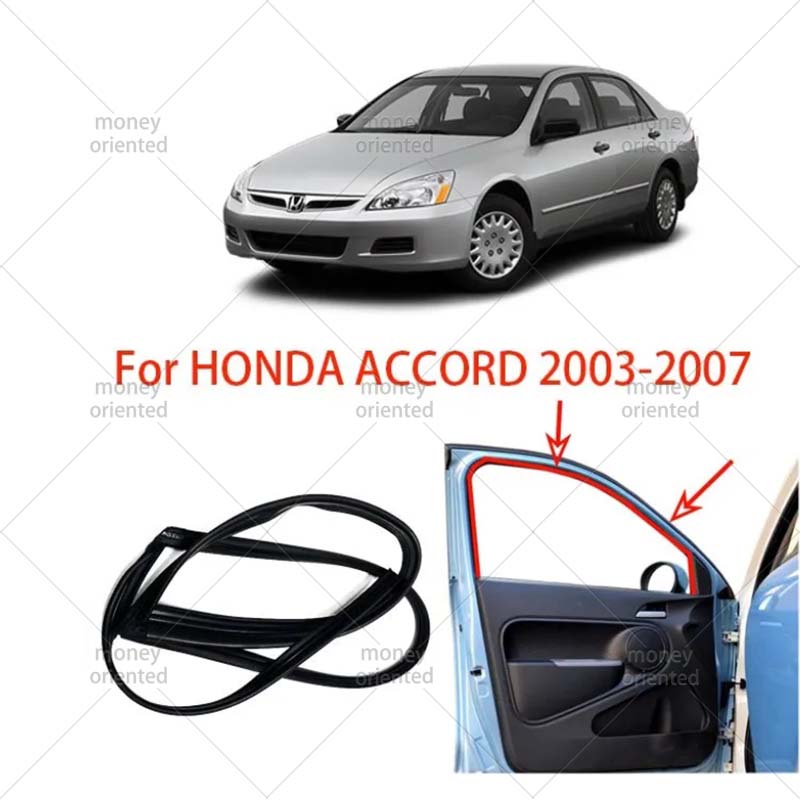 ホンダアコード 2003 2004 2005 2006 2007 車のドアガラスランチャンネルウェザーストリップ車のドア窓ゴムシールストリップ