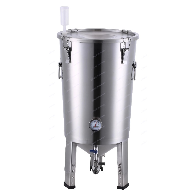 醸造ビール機器ステンレス鋼発酵バレルタンク円錐バレル家庭用小型密閉タンク 304 ステンレス鋼