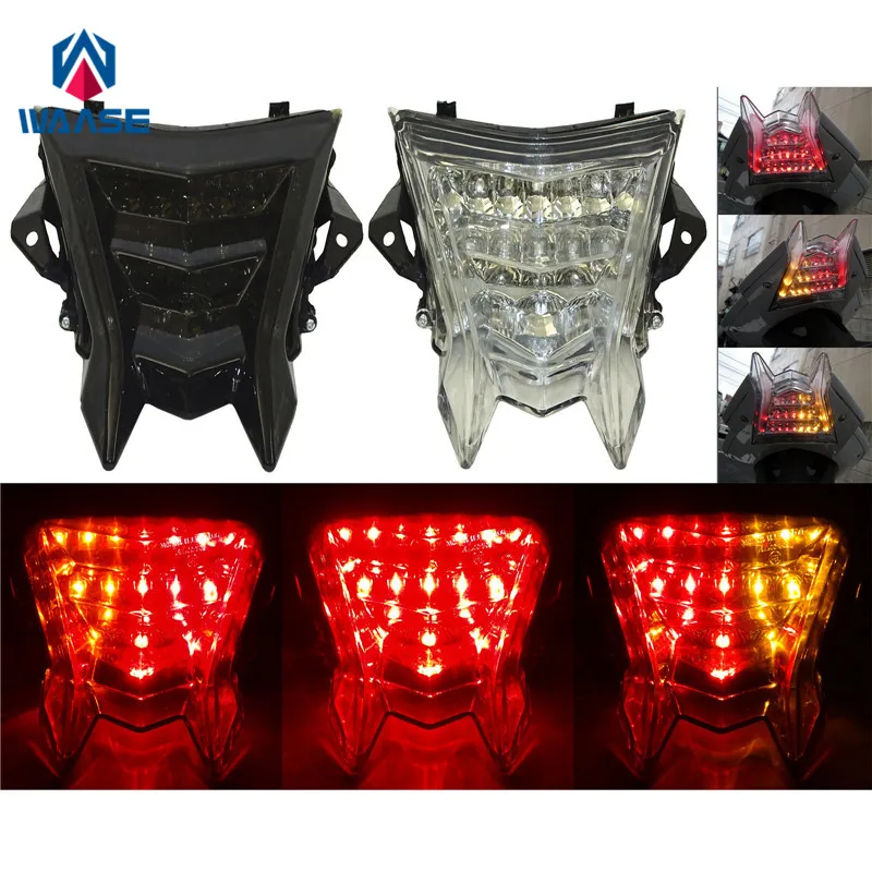 Waase オートバイ E マークリアテールライトブレーキターンシグナル統合 Led ライト BMW S1000R S 1000 R 2014 2015 2016 2017 2018