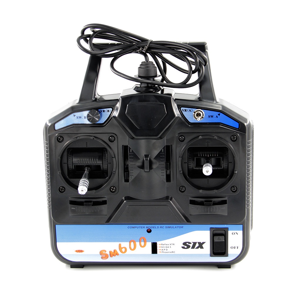 Flysky FS-SM600 RC SM600シミュレーター開始 6チャンネルフライトシミュレーター G4/G3.5 / Phoenix 2.5/XTR5.0