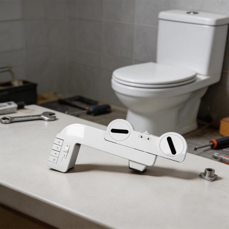 トイレビデアタッチメントペア 2 つの洗浄装置と柔軟な金属ホース付き個別洗浄用 D2RD
