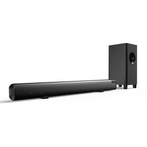 テレビ、BT 2.1ch、60W/80W/120V電源、サブウーファー、テレビ用の有線および無線スピーカーを備えた新しいホームシアターシステム。