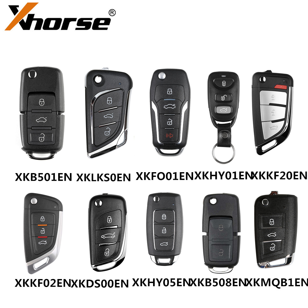 Xhorse ワイヤー リモート キー XK シリーズ XKB501EN XKLKS0EN XKFO01EN XKHY01EN XKKF20EN XKKF02EN XKDS00EN XKHY05EN
