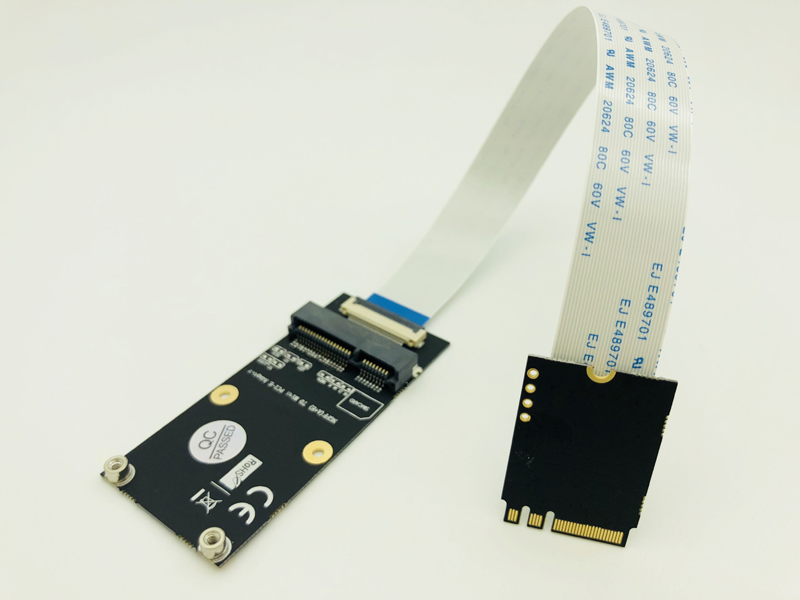A+E NGFFto Mini PCI-Eアダプター NGFFキーA-EからMini PCI Express WiFi M.2 WIFIアダプター（ハーフサイズおよびフルサイズネットワークカード用）