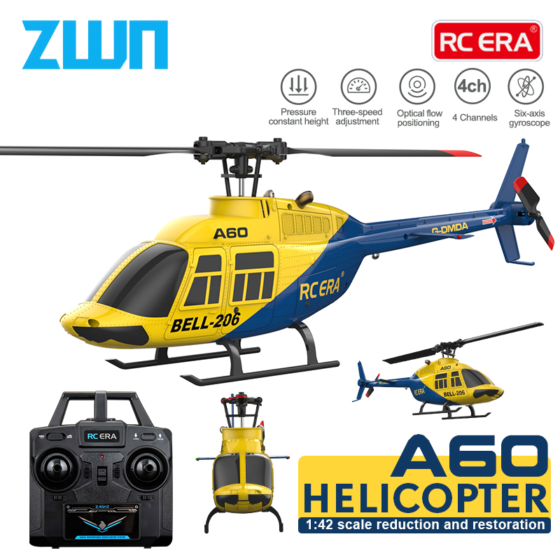 A60 RC ヘリコプター 2.4 グラム 6 軸ジャイロスコープ 4CH 高度保持オプティカルフローリモコンヘリコプターのおもちゃ子供大人