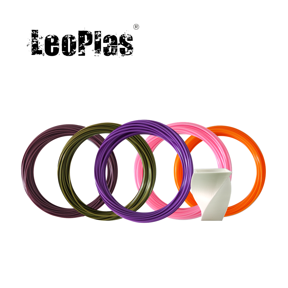 LeoPlas PP フィラメント 1.75 ミリメートル 20 メートルサンプル FDM 3D プリンタペン用品印刷プラスチック材料
