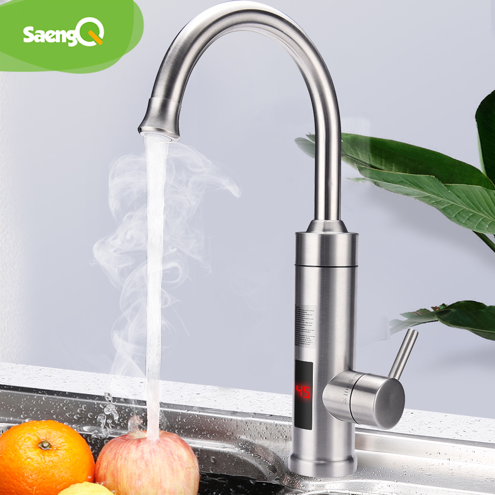 saengQ 電気温水器キッチン蛇口瞬間温水蛇口ヒーター 220V 加熱蛇口瞬間ヒーター