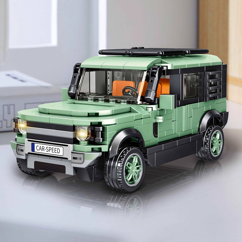 オフロード SUV ビルディングブロックモデル、アドベンチャービークル DIY 組み立てレンガおもちゃ、スポーツカー、ヴィンテージリムジン、車のおもちゃ