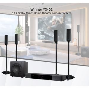 Tonewinner YX-02 5.1.4chワイヤレスホームシアターシステムは、プロ仕様のカラオケ、ハイファイ音楽、ゲーム体験を実現します。