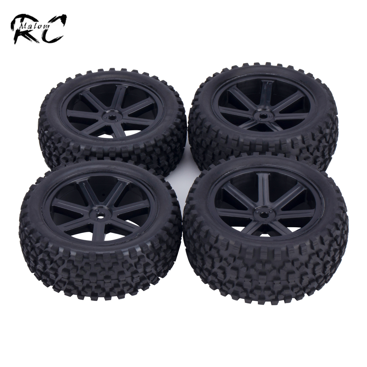 1/10 スケールフロントリアオフロードバギーホイールタイヤ 12 ミリメートル六角ハブ Wltoys Redcat HPI HSP タミヤ ZD レーシング RC カー用