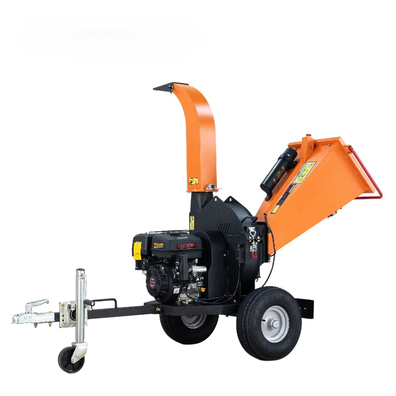カスタマイズされた 15HP 木材チッパー、枝粉砕機、高性能木材粉砕機 12 センチメートル木材プロセッサ林業機械