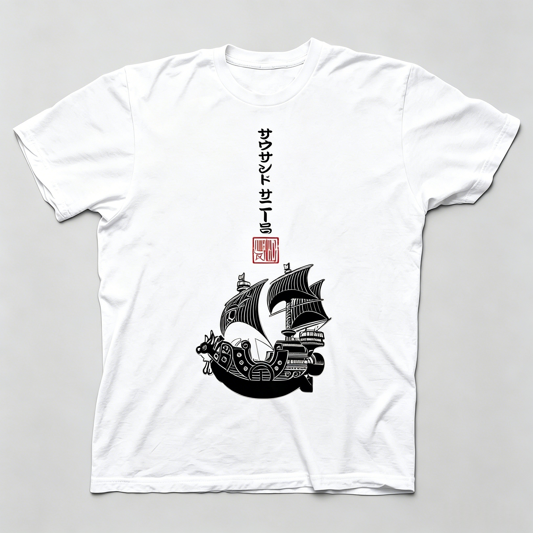 コスプレ衣装特大ワンピースサウザンド・サニー号 Tシャツ男性女性アニメグラフィック Tシャツルーズコットン半袖クルーネックトップスマルチカラープラスサイズ