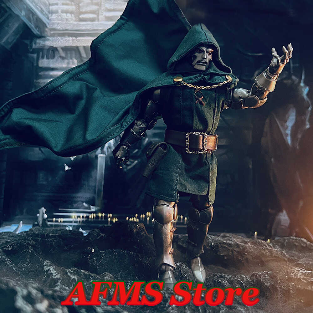 1/12 男性兵士ドクタードゥームマントコスプレコミック人形ビクターフォンドゥームマント服 6 インチ ML アクションフィギュアモデル