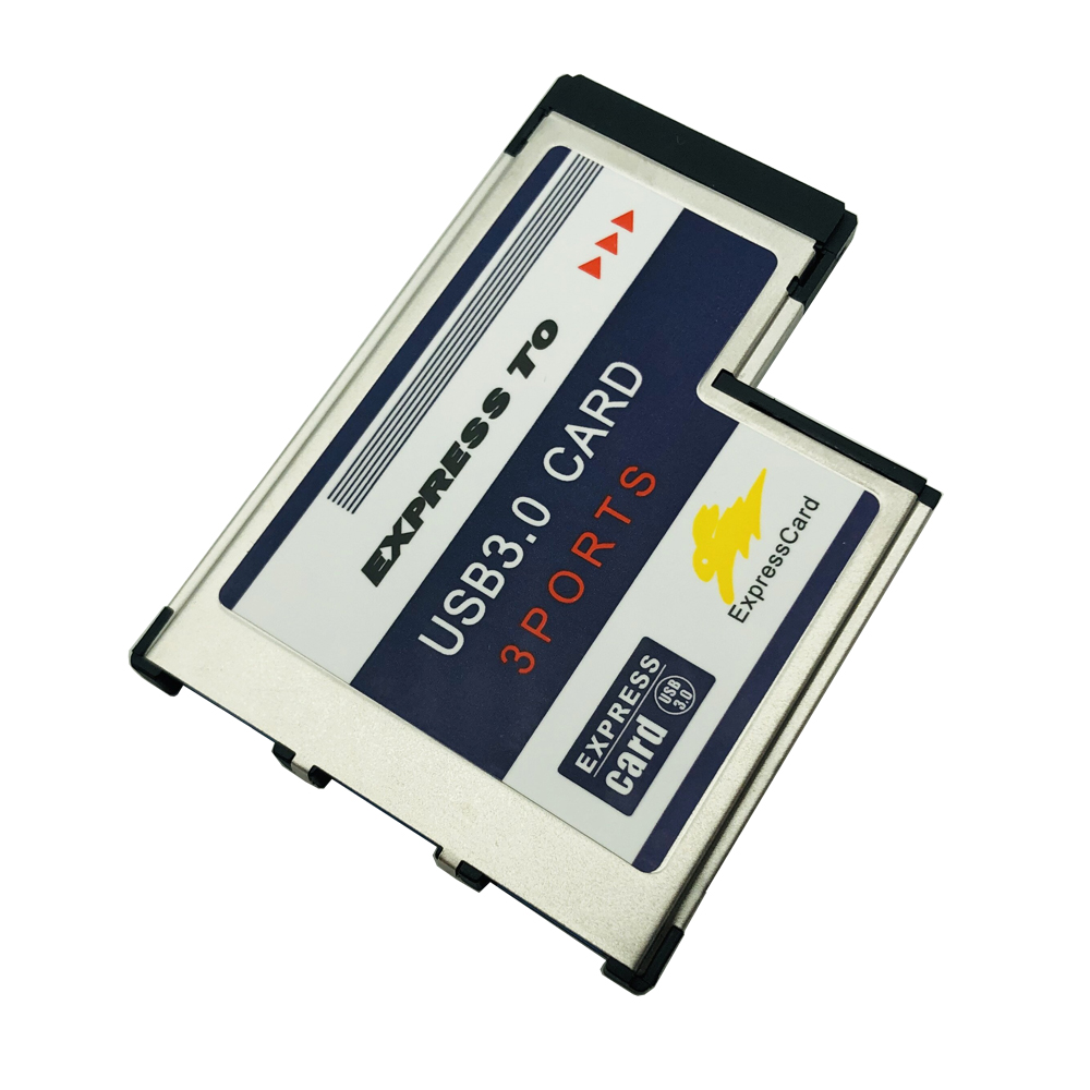 USB ExpressCard拡張カード 3ポートUSB 3.0 ExpressCard 34 54 mm拡張カード ExpressCardからUSBへのアダプター USB ExpressCard co