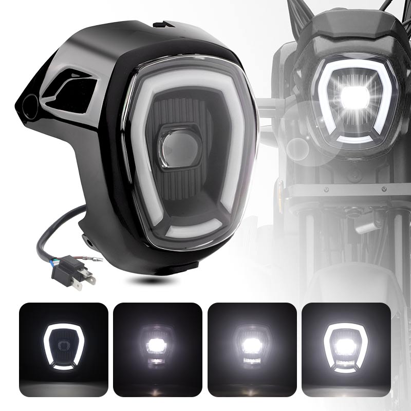 オートバイ LED H4 ヘッドライトバイクデイタイムランニングライト 12V DRL ヘッドランプホンダナビ 110 2016 2017 2018 2019 2020 2021