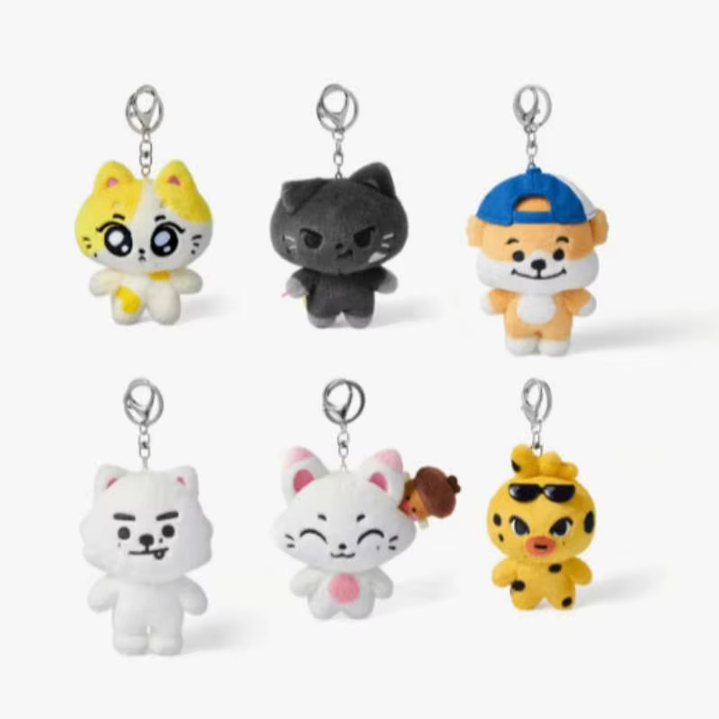 かわいいEN Kpop人形キーホルダージェイ・ニキ・ソンフンファンコレクションギフトペンダントアクセサリー