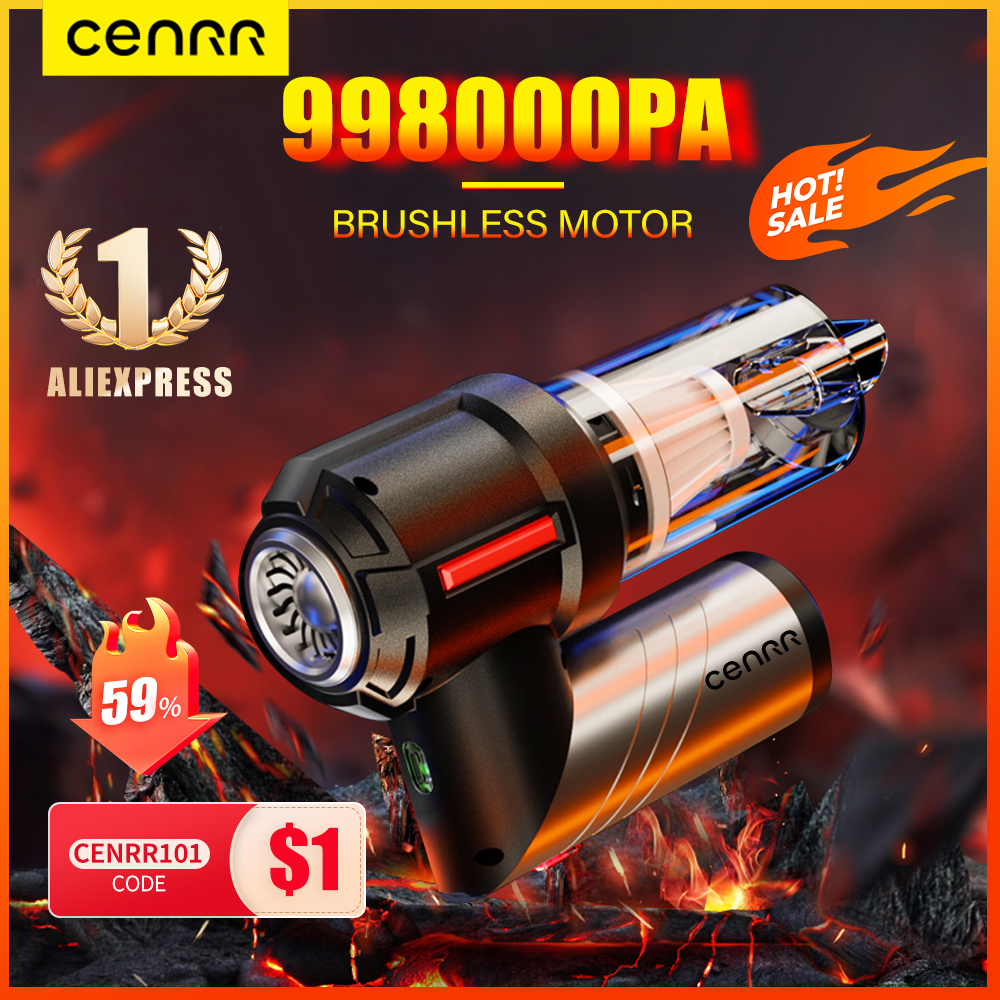 CENRR 998000PA 車用掃除機ミニ強力な吸引ワイヤレスハンドヘルドポータブル掃除機コードレス洗浄機