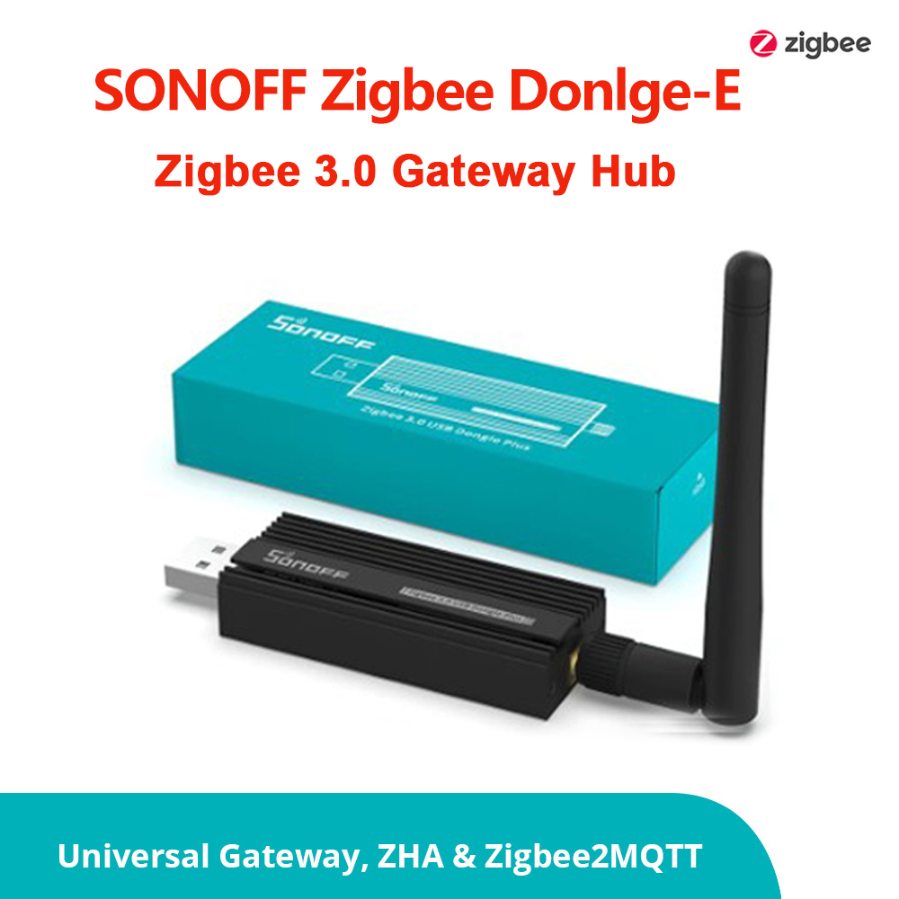 SONOFF Zigbee 3.0 USB ドングル プラス ZBDongle-E スマート ホーム Zigbee ゲートウェイ ブリッジ ハブ (ホーム アシスタント、openHAB、および Zigbee2MQTT 経由)