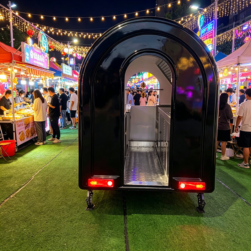 Customized Luxury Mobile Bar Trailer with Draft Beer System, Wine Cooler and Cocktail Station, Party Rental
