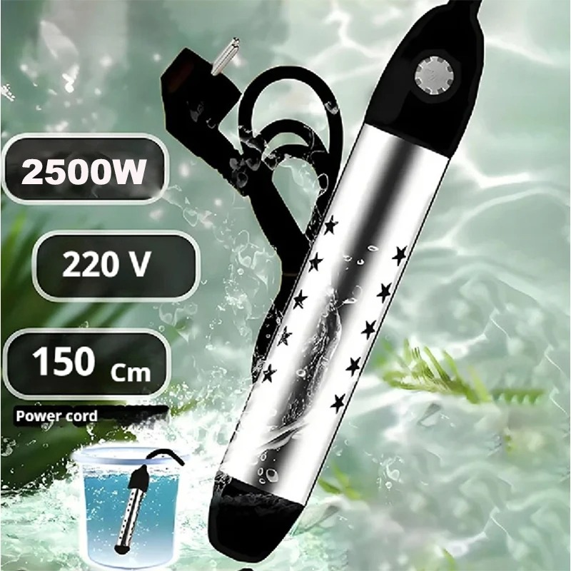 220V 浸漬電気温水器 2000 ワット-2500 ワットポータブルボイラー温水プールヒーターミニヒーター醸造 EU 英国 AU プラグ