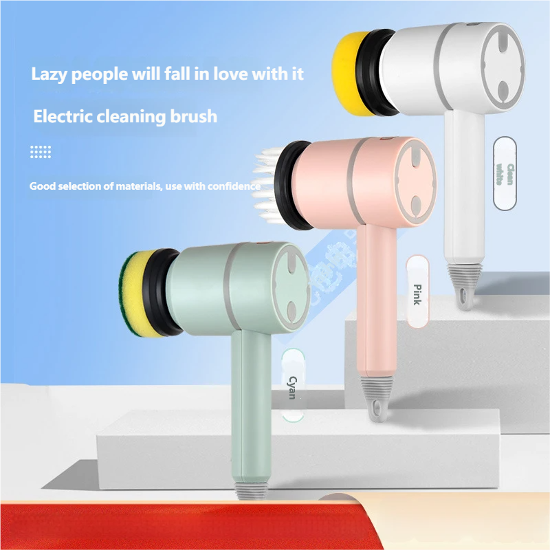 2025 多機能 Wireles 電動クリーニングブラシ家庭用トイレ掃除ツールハンドヘルドキッチンクリーニングブラシ