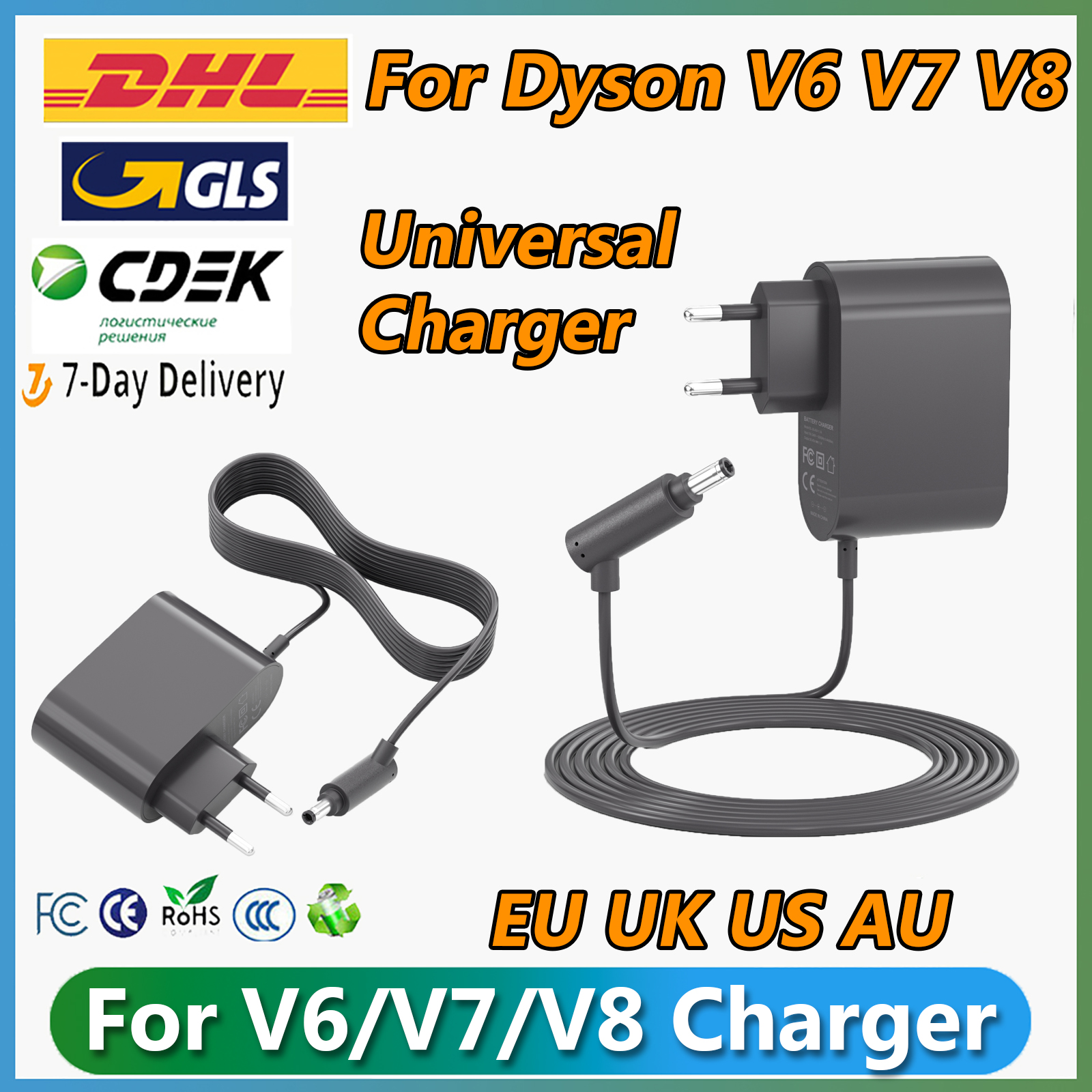 ダイソン V6 V7 V8 バッテリー充電器ユニバーサルハイパワー充電器ダイソン V8 V7 V6 充電式バッテリーと互換性