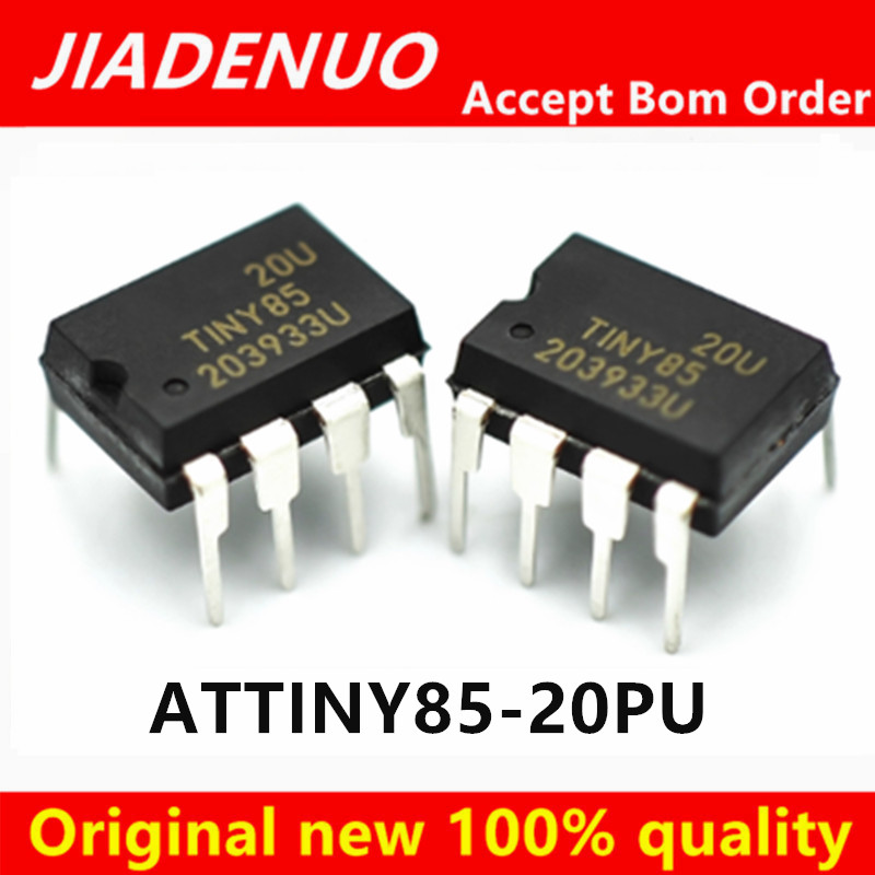(1-10 個) 100% 新しい ATTINY85 ATTINY85-20PU ATTINY85 20PU DIP-8 チップセット
