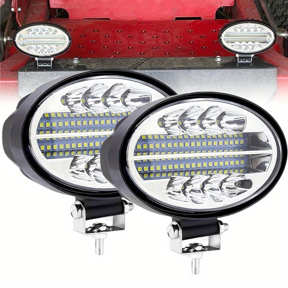 楕円形 LED トラック作業灯 5 インチ LED ポッドライト トラクター作業灯オフロードライト トラック トラクター ピックアップ オフロード ボート フォークリフト用