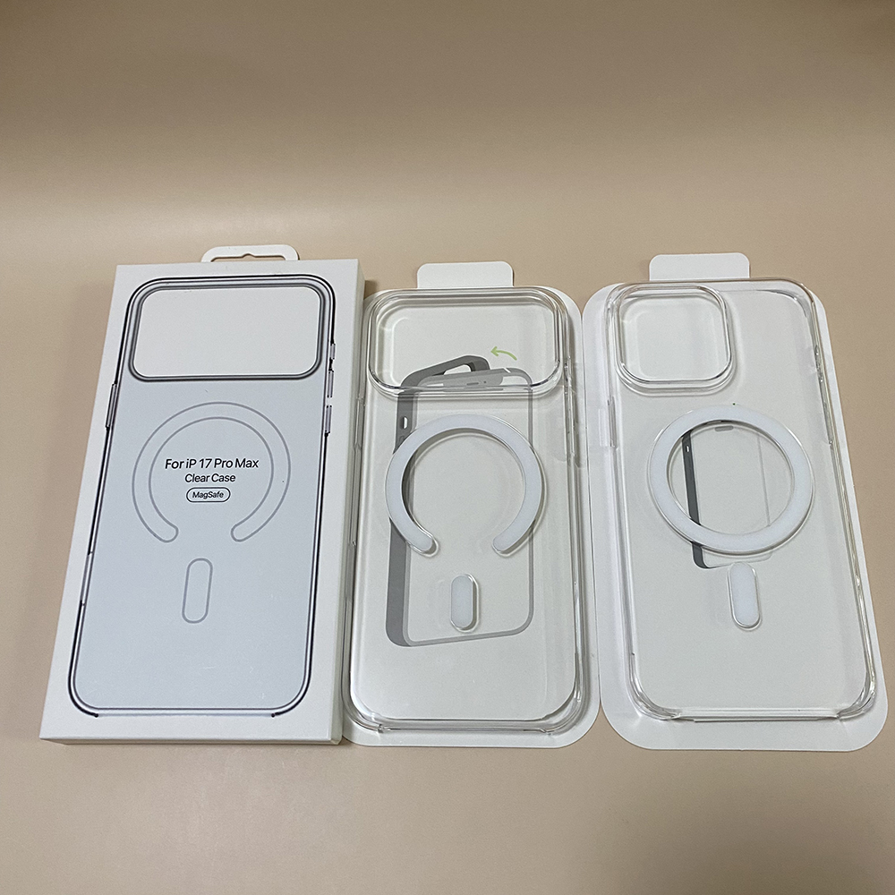 オリジナル磁気 Magsafe ケース iPhone 17 16 15 14 13 12 プロマックスエアクリア耐衝撃タッチカメラボタン