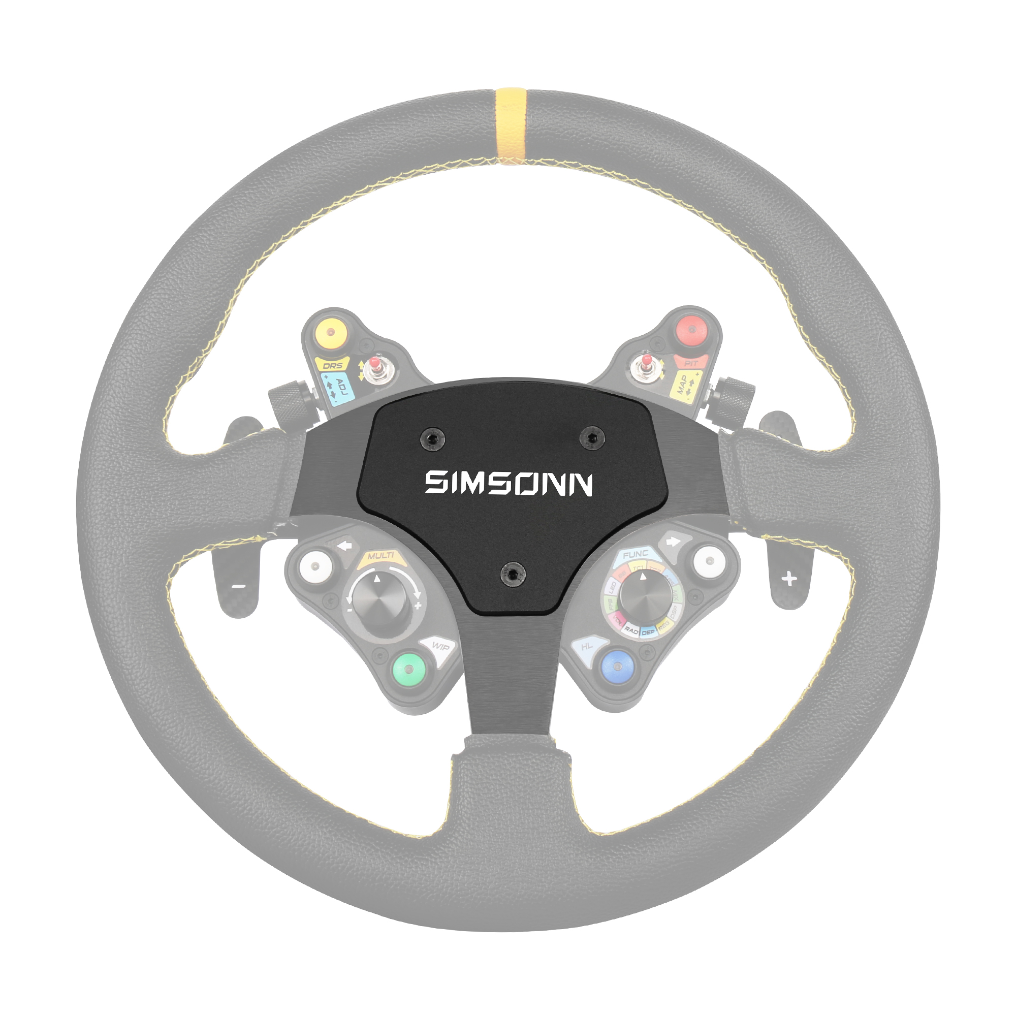 SIMSONN Simracing ステアリング ホイール カバー PC ゲーム用 レーシング ステアリング ホイール Simsonn アクセサリー