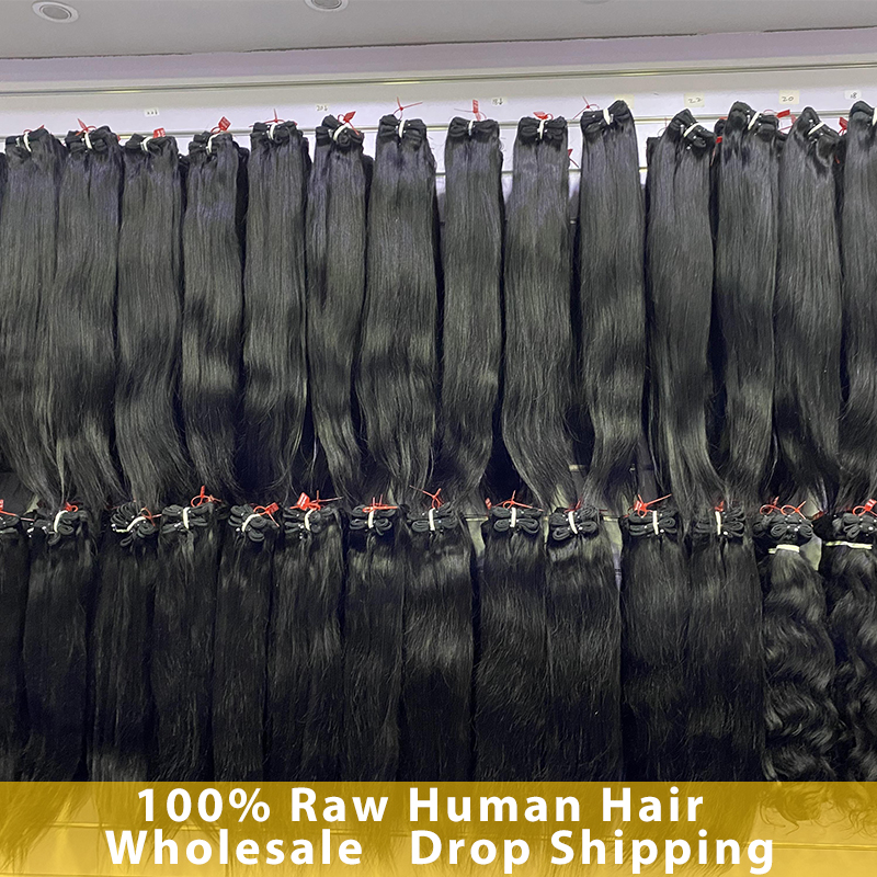 卸売 30 34 インチ安いストレート 100% 人毛バンドル生バージンヘアストレートバンドルバルクヘアエクステンション 3 4 個発売