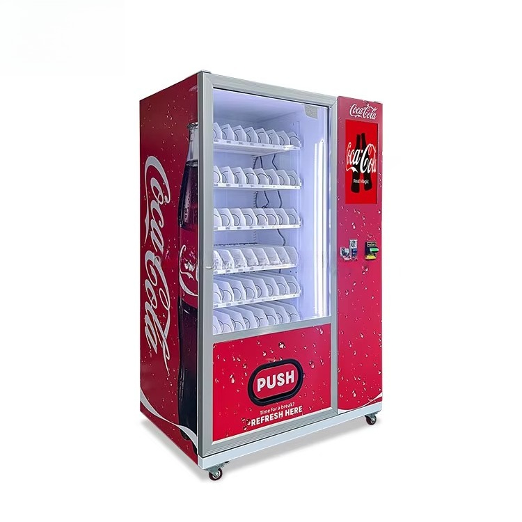 FOODLINE カスタマイズされたトレンド冷蔵ドリンク自動販売機、スクリーンドリンクおよびスナック自動販売機、ブランドマーケティング付き