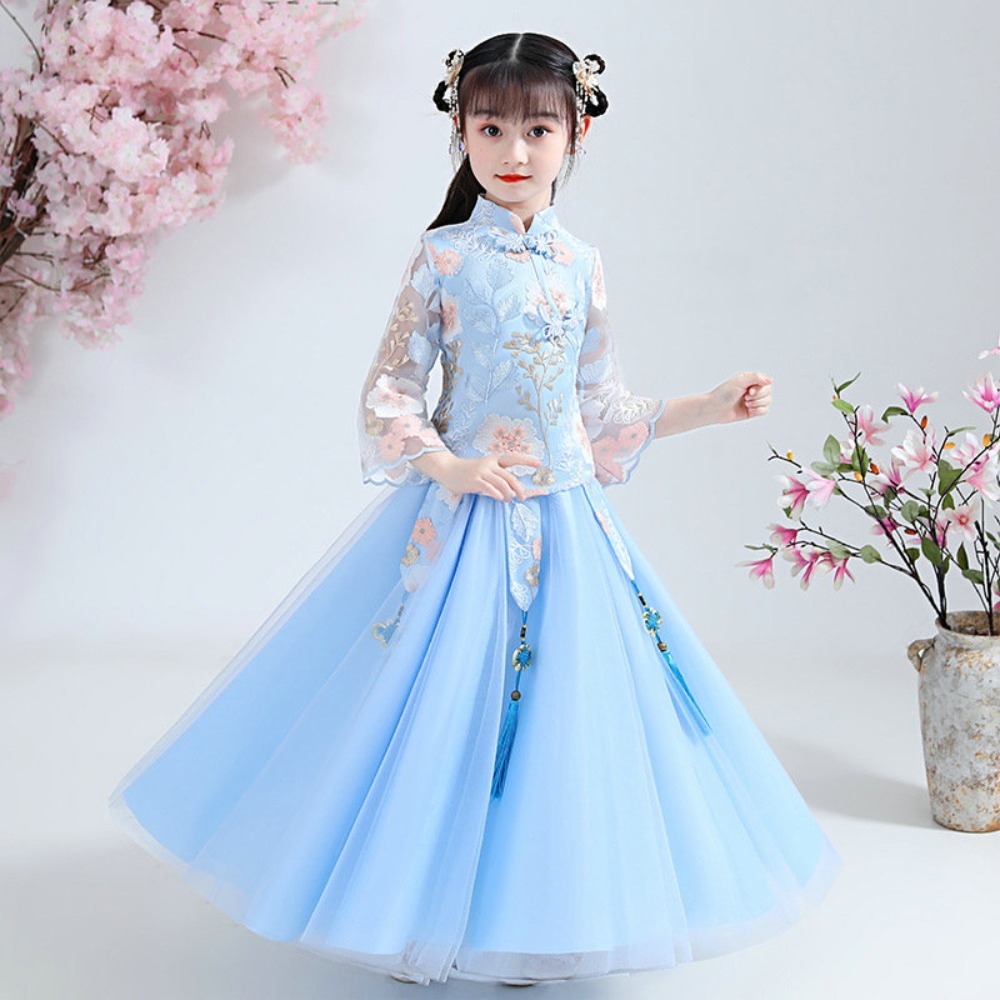 子供服子供服中国の伝統的なドレスコスプレ衣装女の子韓服エスニックスタイルプリンセスパーティードレス