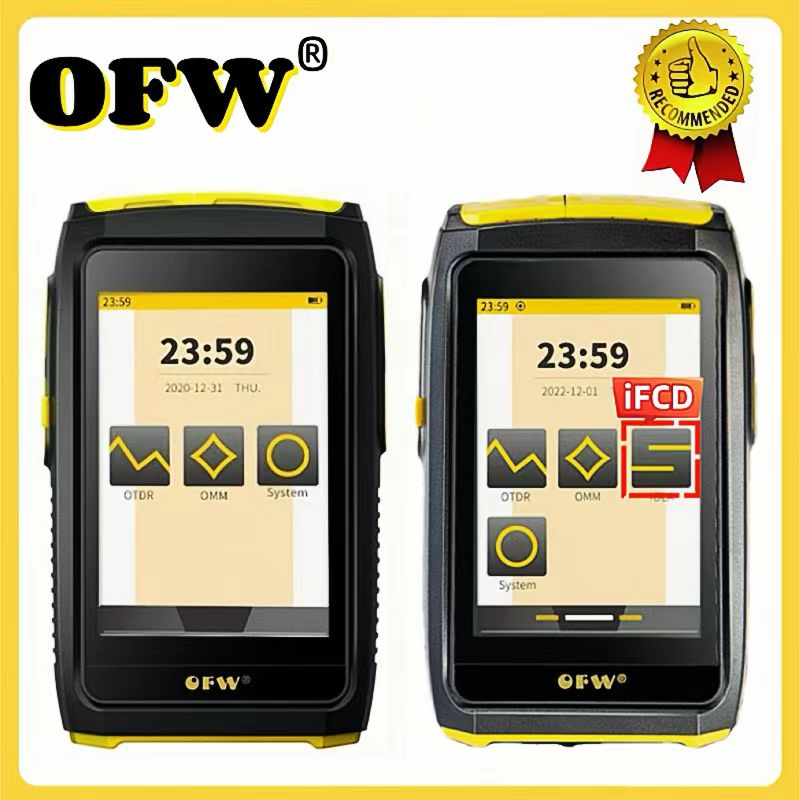 OFW ミニ OTDR アクティブファイバーライブテスト 1550nm/1610nm 20dB 80KM ファイバー反射率計タッチスクリーン OPM VFL OLS テスター