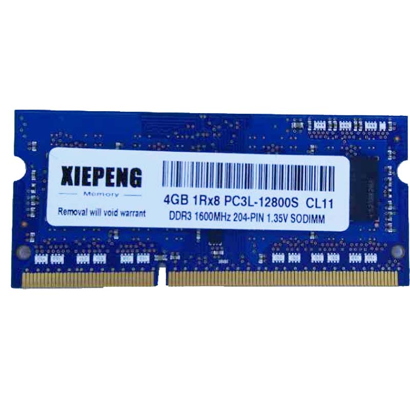 2GB DDR3L SODIMM 1600MHz ノートブックメモリ 4GB 1Rx8 PC3L-12800S RAM (DELL Alienware Alpha ASM100 OptiPlex 3011 AIO 3020 Micro 用)