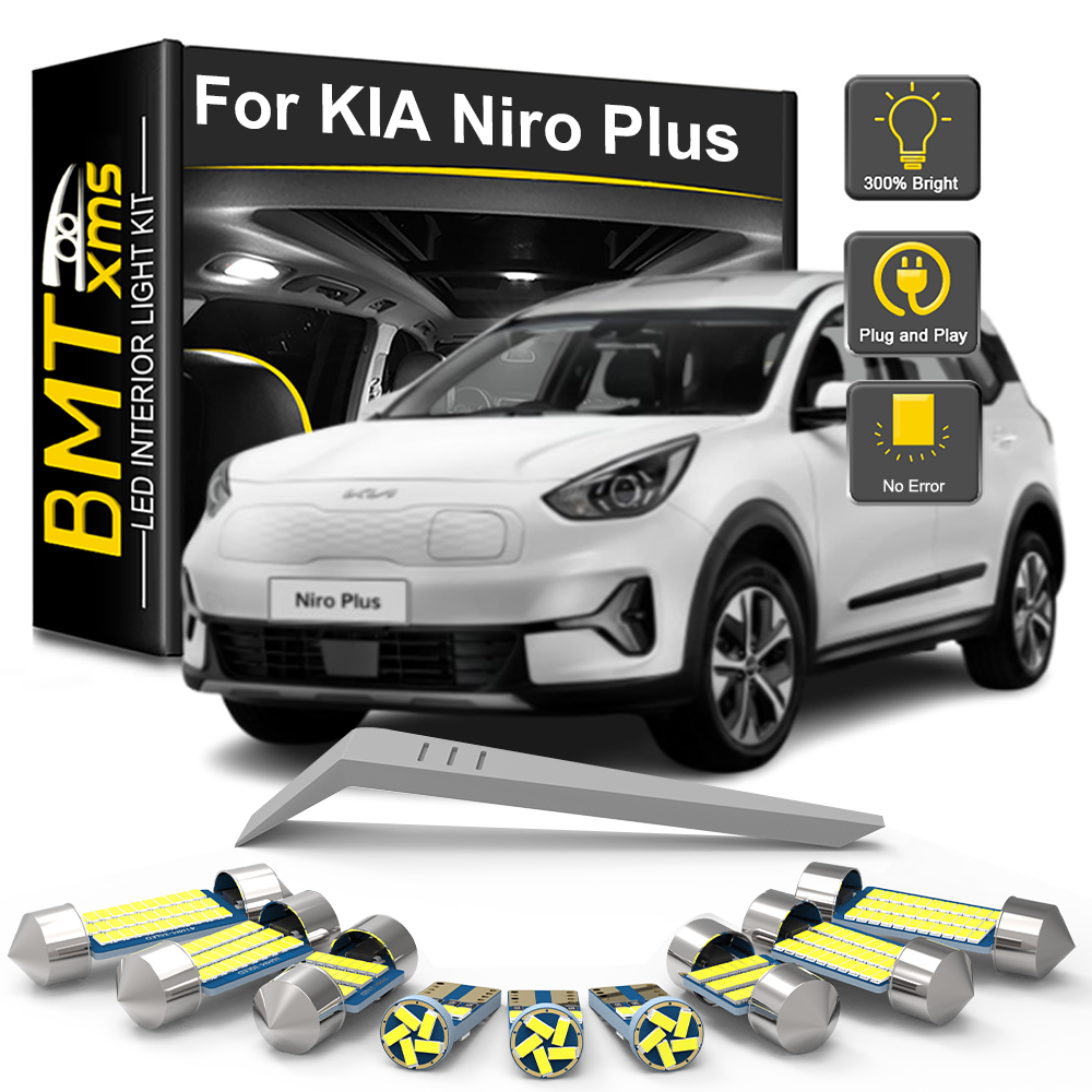 BMTxms 10 個 Canbus KIA Niro Plus PBV 2022 2023 車 LED インテリア電球キット車両屋内読書トランクライトエラーなし