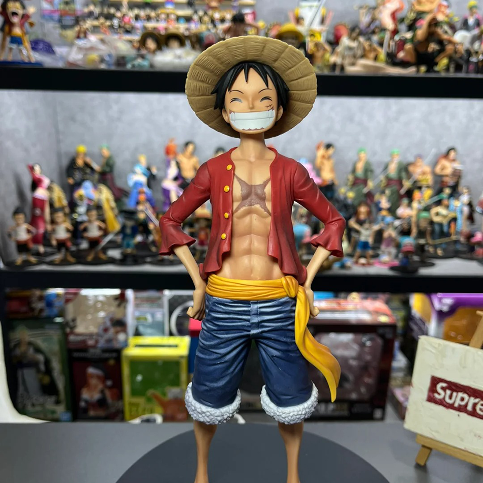 新 28 センチメートルワンピースアニメフィギュア自信スマイリールフィ 3 フォーム顔変更人形アクション置物モデルのおもちゃ誕生日ギフト