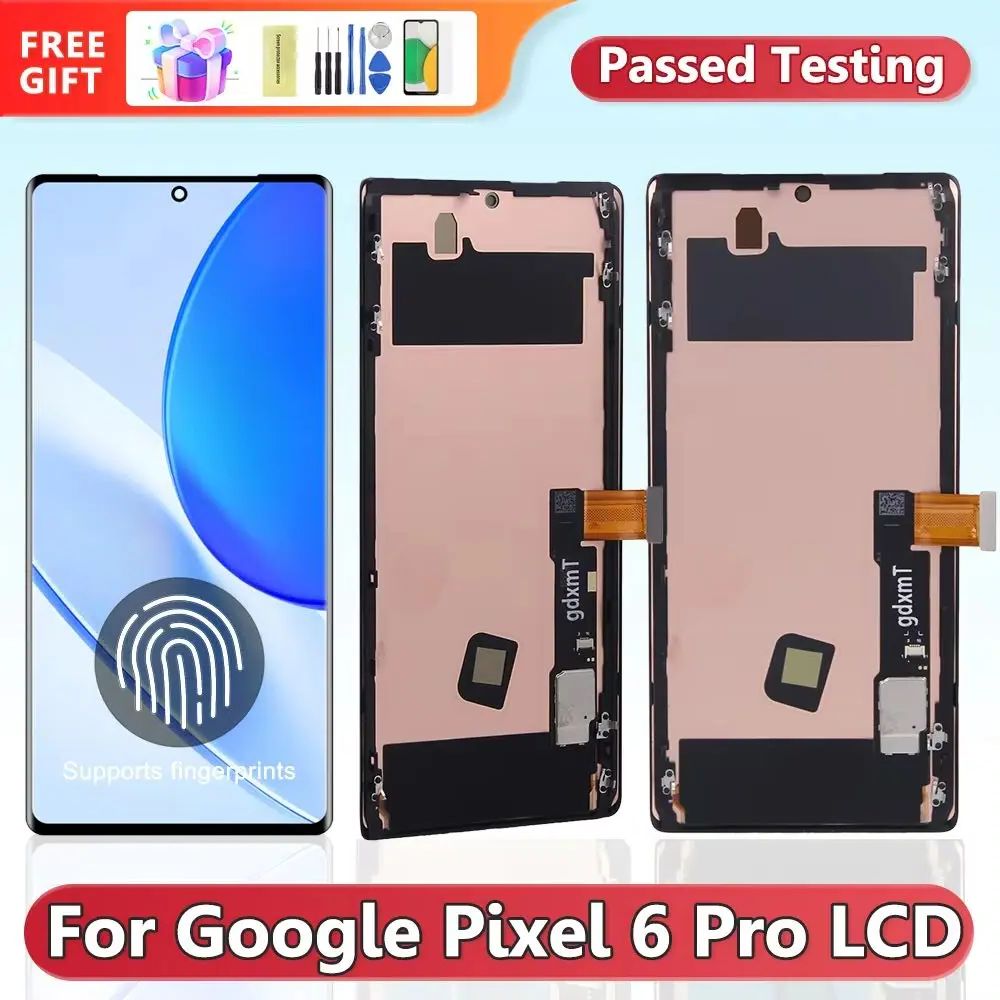 Google Pixel 6 Pro Lcd ディスプレイデジタルタッチスクリーン Google Pixel 6 Pro GLUOG G8VOU GF5KQ スクリーン交換用