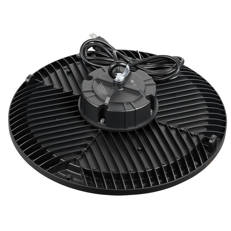 LEDハイベイライト10個パック、6000K 150W 21000LM超高輝度UFO LED倉庫ショップライト、IP65防水、100-277Vワイド電圧、倉庫ワークショップ工場ジムガレージ納屋用、ブラック