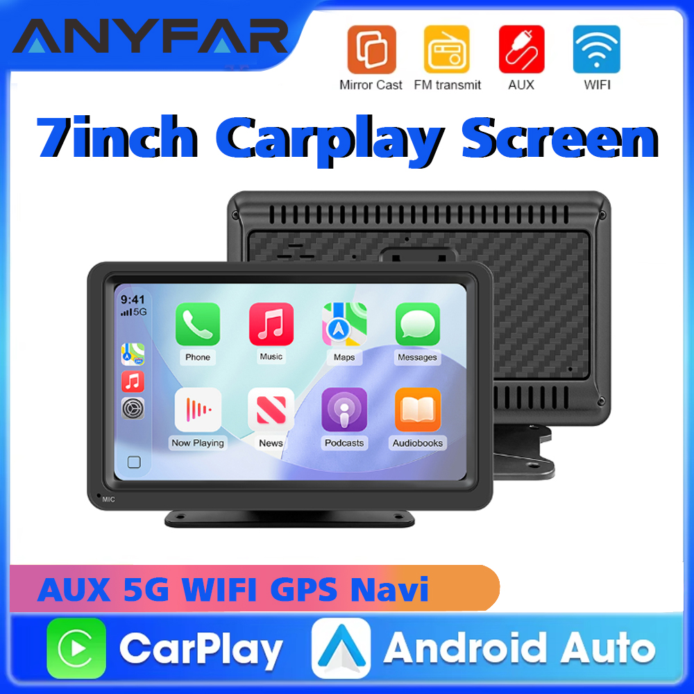 7 インチ Carplay Android Auto r ミラービデオプレーヤーワイヤレス Carplay Android Auto GPS カーモニターマルチメディアバックミラーカメラ