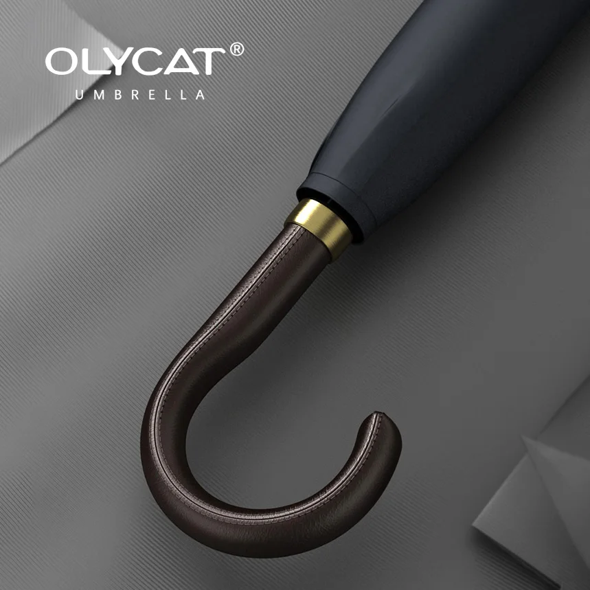 Olycat ビッグロング傘男性 121 センチメートル高級ゴルフ傘防風強力なファッション大型雨傘女性のための