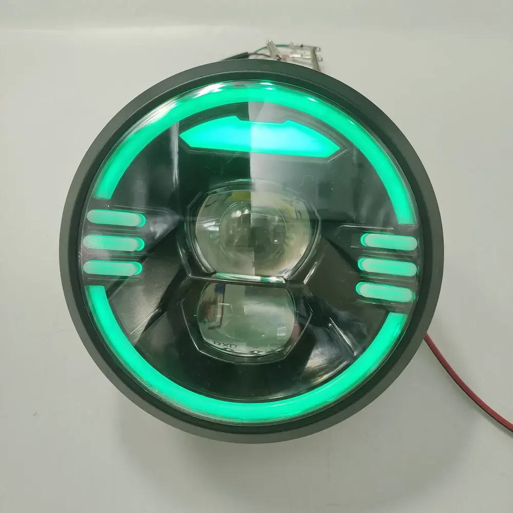電動自転車ヘッドランプアセンブリ四季スター遠達性第三世代 009 再装備明るい LED 照明ヘッドラ