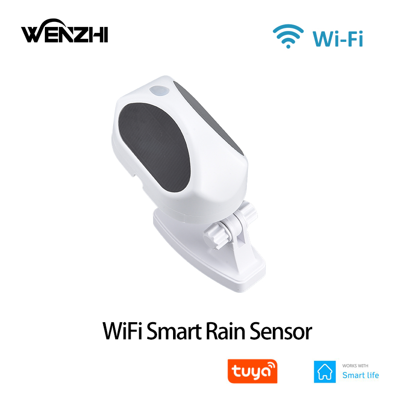 WiFi 降雨センサー 降水時間検出 バッテリー駆動 屋外防水 Tuya スマートライフ アプリ制御 ホームオートメーション