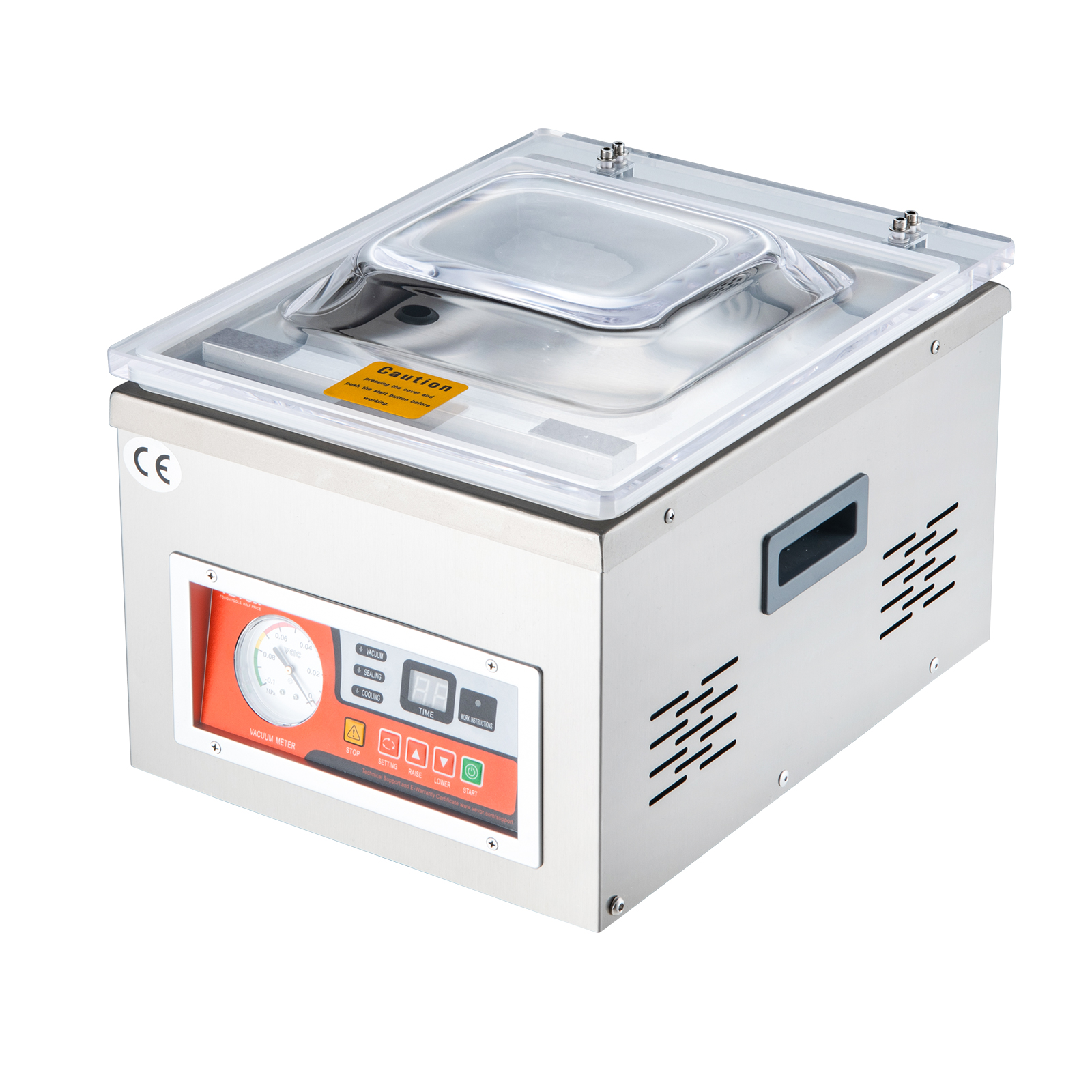 SucceBuy DZ-260A チャンバー真空シーラー シール長さ 15.7 インチ キッチン真空包装機 家庭用食品 肉 マリネ用