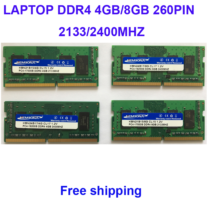 Kembona ノートパソコン用 DDR4 4GB 8GB 16GB 4G 8G 16G RAM メモリ 2133MHz 2400MHz 2666MHz 3200MHz メモリ 260ピン SODIMM RAM スティック