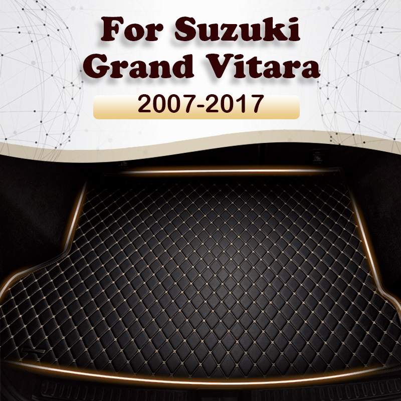 車のトランクマットスズキグランドヴィターラ 4 ドア 2007 2008 2009 2010-2017 カーゴライナーカーペット内装部品アクセサリーカバー